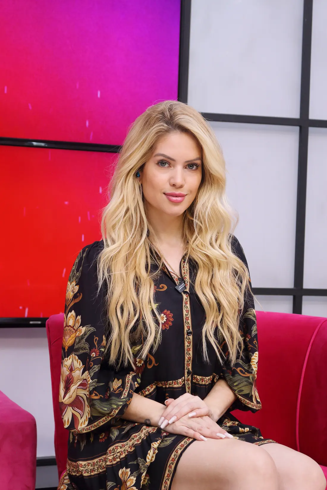 Retrato de Jazmín Acosta en televisión